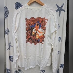 Joe Camel Longsleeve Tee 1991 JRRTC "Brick Wall Bustin" Size XL